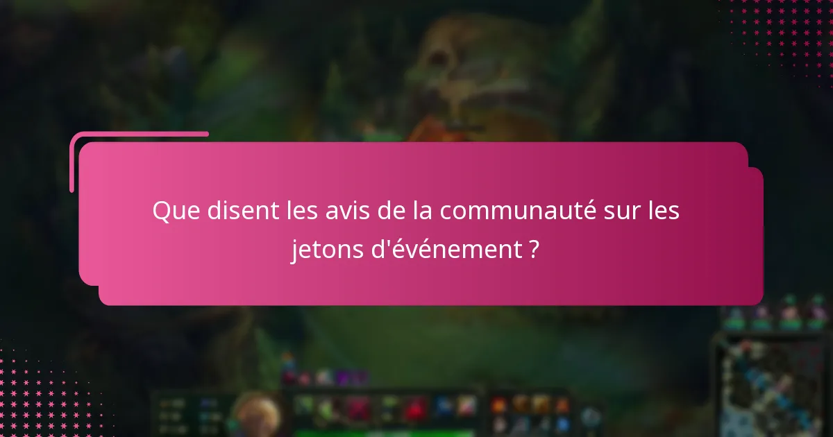 Quelles sont quelques histoires de succès impliquant des jetons d’événement ?