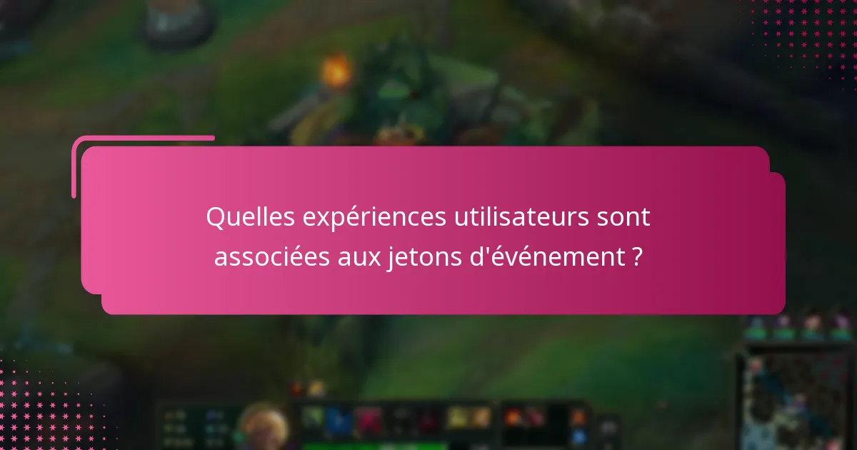 Quelles sont les perspectives d’experts sur les jetons d’événement ?